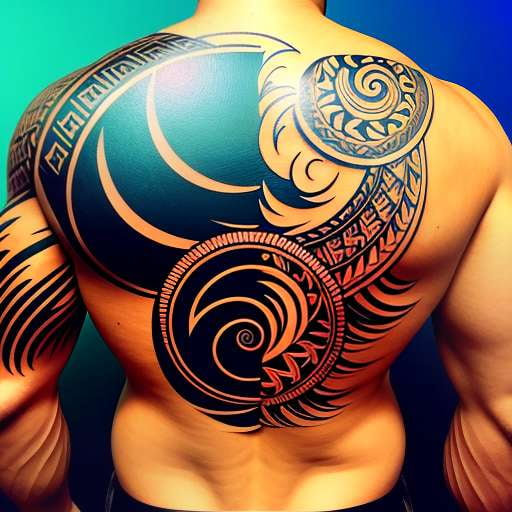 Polynesian Tribal Tattoo MidJourney Prompt: Create your unique, stunni – Socialdraft